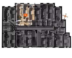 Բնակարանի աջ կողմի տեսք